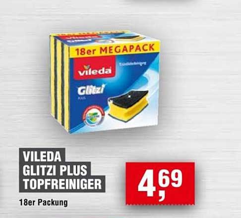 Vileda Glitzi Plus Topfreiniger 18er Packung