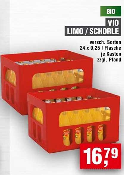 VIO Limo / Schorle - Bio Vielfalt in jedem Kasten