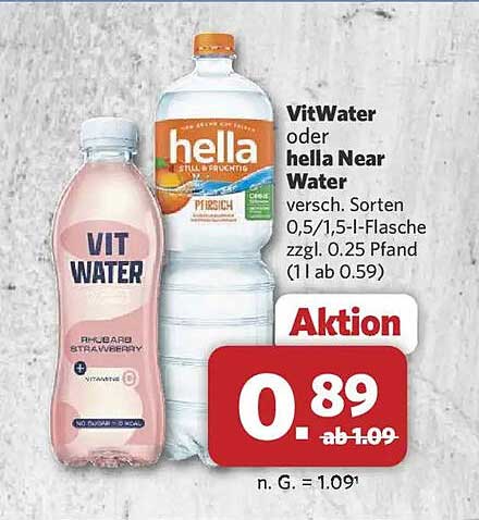 VitWater oder hella Near Water - Aktion