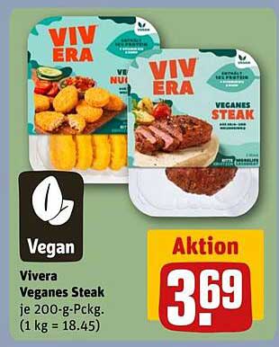 Vivera Veganes Steak je 200-g-Pckg.
