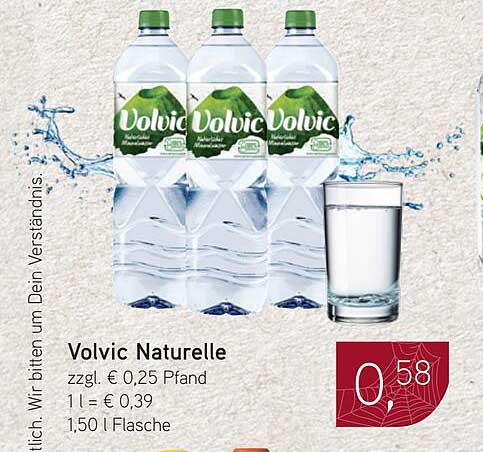 Volvic Naturelle Wasser 1,5 L Flasche