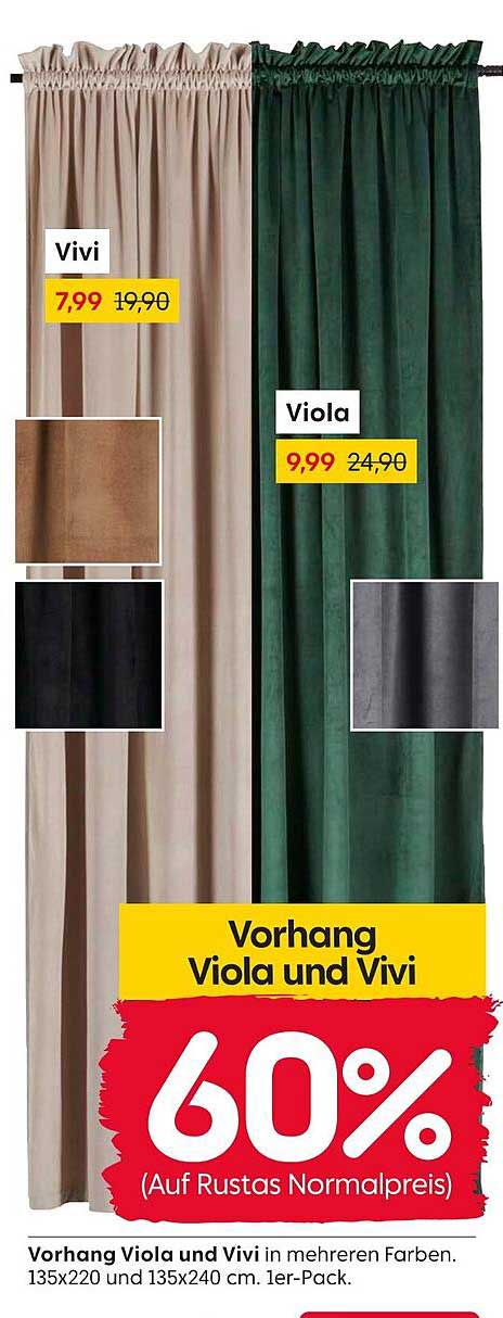 Vorhang Viola und Vivi
