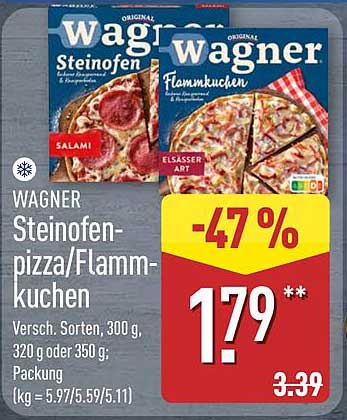 WAGNER Steinofenpizza/Flammkuchen 300 g oder 320 g