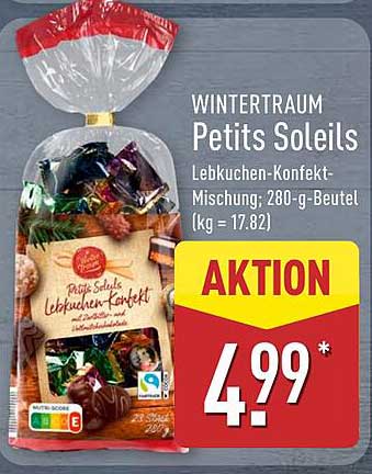 WINTERTRAUM Petits Soleils Lebkuchen-Konfekt-Mischung; 280-g-Beutel