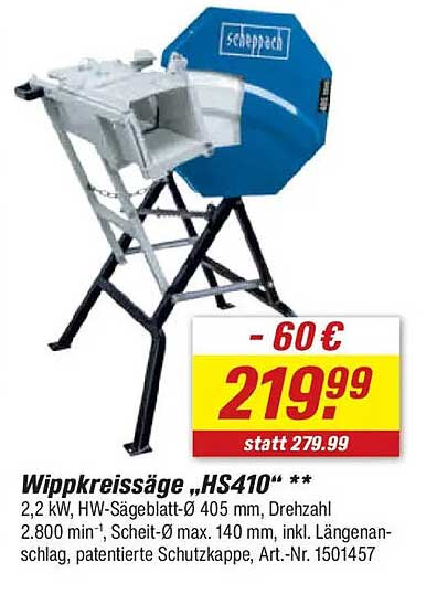 Wippkreissäge „HS410“