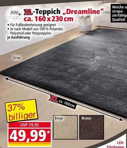 XL-Teppich "Dreamline" ca. 160 x 230 cm