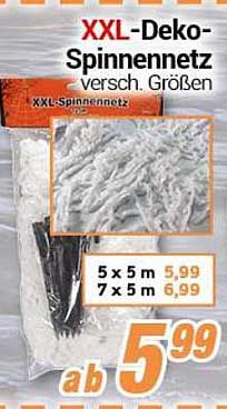 XXL-Deko-Spinnennetz – verschiedene Größen