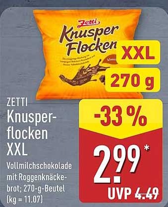 ZETTI Knusperflocken XXL