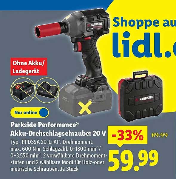 Lidl Akku Drehschlagschrauber