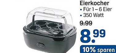 Eierkocher • Für 1 - 6 Eier • 350 Watt