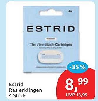 Estrid Rasierklingen 4 Stück