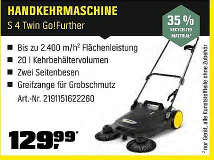 HANDEKEHRMASCHINE S 4 Twin Go!Further