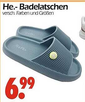 He.- Badelatschen versch. Farben und Größen
