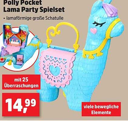 Polly Pocket Lama Party Spielset