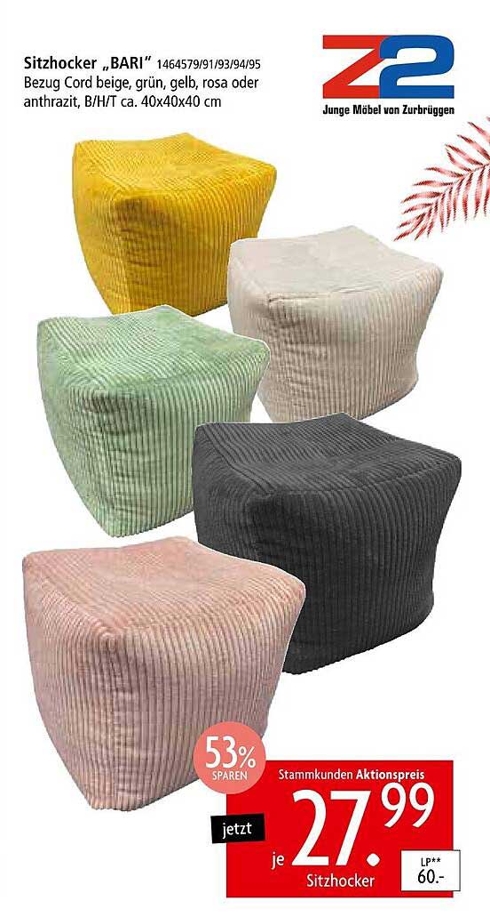 Sitzhocker „BARI“