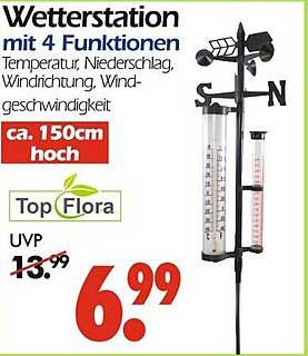 Wetterstation mit 4 Funktionen