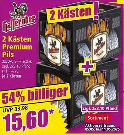 2 Kästen Premium Pils - Jetzt zugreifen!