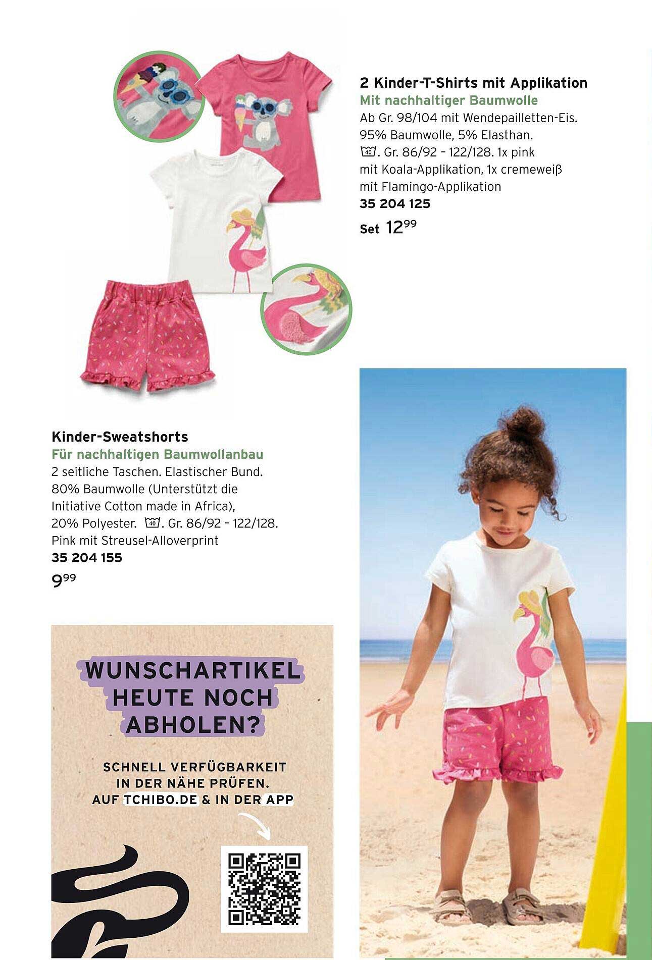 2 Kinder-T-Shirts mit Applikation