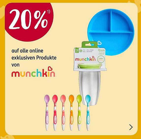 20% Rabatt auf alle online exklusiven Produkte von Munchkin