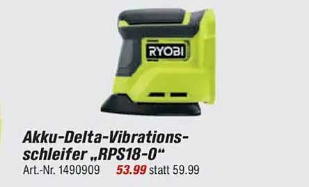 Akku-Delta-Vibrationsschleifer „RPS18-0“