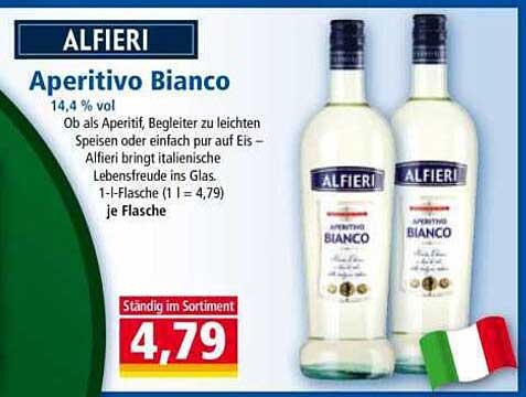 ALFIERI Aperitivo Bianco 1L Flasche