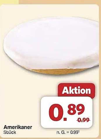 Amerikaner Stück Aktion