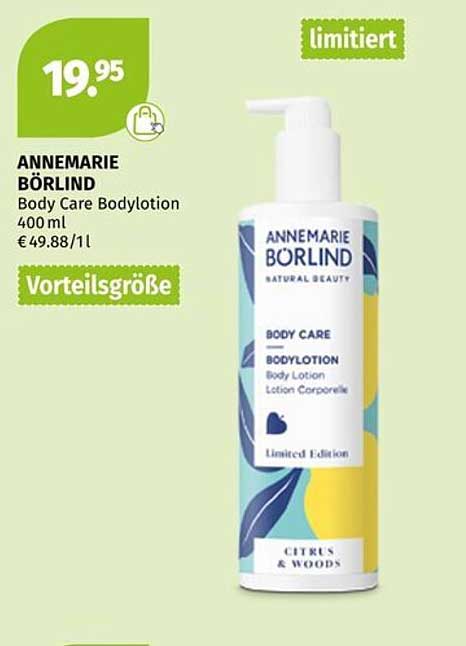 ANNEMARIE BÖRLIND Body Care Bodylotion 400 ml - Limited Edition