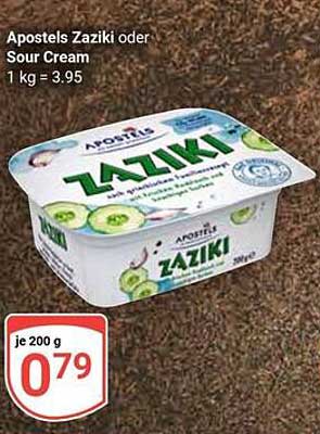 Apostels Zaziki oder Sour Cream 200 g