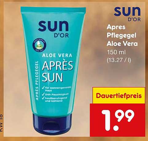 Apres Pflegegel Aloe Vera 150 ml