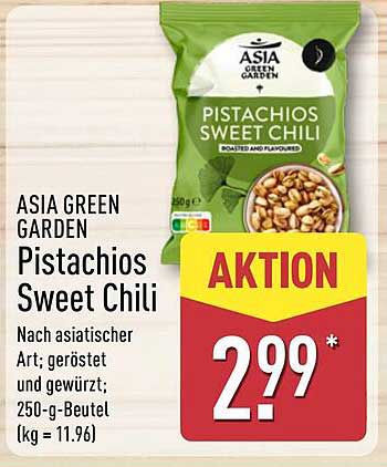 ASIA GREEN GARDEN Pistachios Sweet Chili