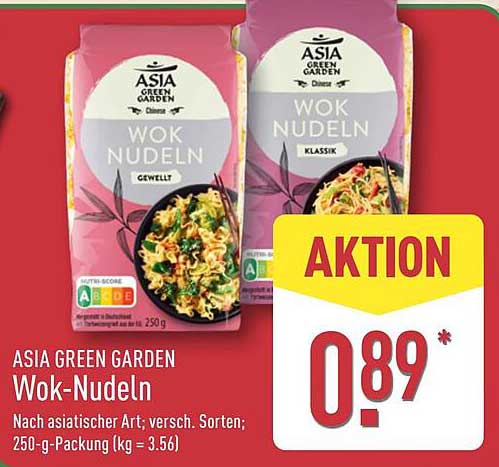 ASIA GREEN GARDEN Wok-Nudeln