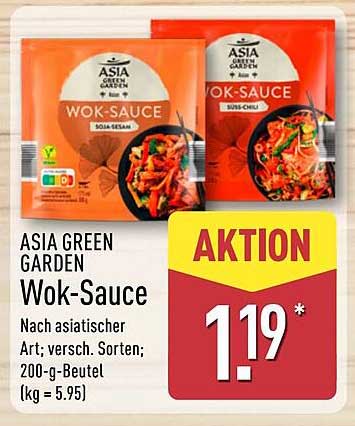 ASIA GREEN GARDEN Wok-Sauce – Verschiedene Sorten