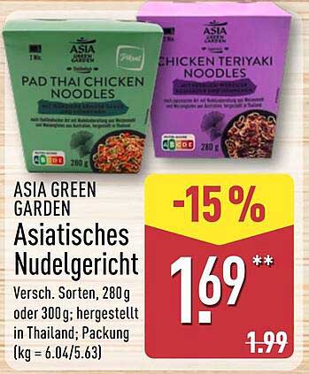 ASIAGREEN GARDEN Asiatisches Nudelgericht