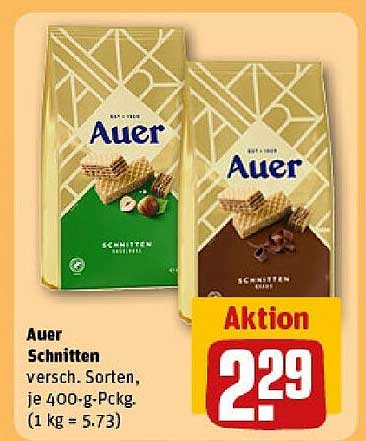 Auer Schnitten - Verschiedene Sorten 400-g-Packung