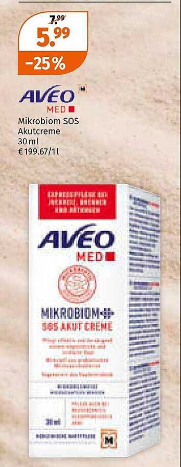 AVEo MED Mikrobiom SOS Akutcreme 30 ml