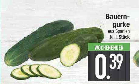 Bauergurke aus Spanien, Kl. I, Stück