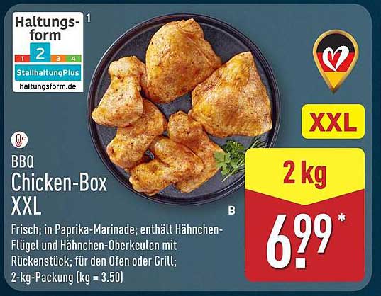 BBQ Chicken-Box XXL