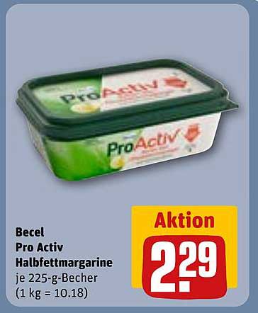 Becel Pro Activ Halbfettmargarine 225 g