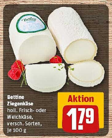 Bettine Ziegenkäse - Frisch- oder Weichkäse, verschiedene Sorten, je 100 g
