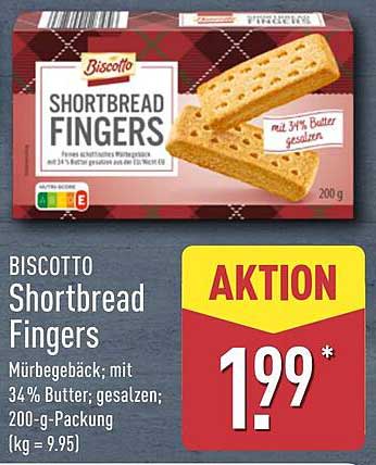 BISCOTTO Shortbread Fingers 200 g