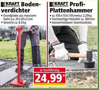 Bodenverdichter und Profi-Plattenhammer - Kraftwerkzeuge für Ihre Projekte