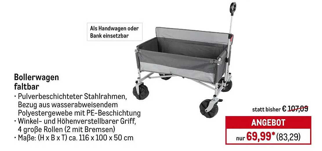 Bollerwagen faltbar