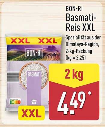 BON-RI Basmati-Reis XXL 2 kg