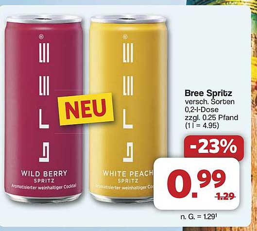 Bree Spritz - Wild Berry und White Peach