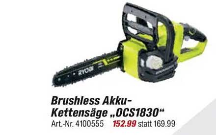 Brushless Akku-Kettensäge „OCS1830“