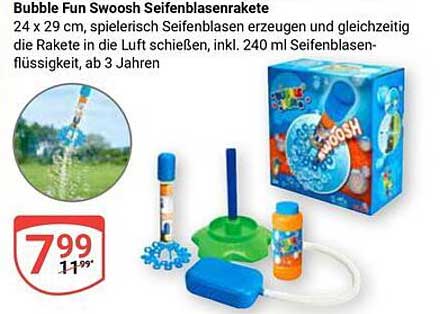 Bubble Fun Swoosh Seifenblasenrakete