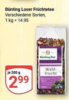 Bünting Loser Früchtetee – Waldfrucht