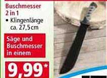 Buschmesser 2 in 1 - Sage und Buschmesser in einem