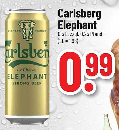 Carlsberg Elephant 0,5 L - Starkbier zum Genießen