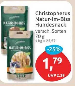 Christopherus Natur-Im-Biss Hundesnack 70 g